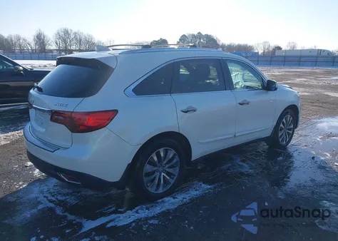 2014 Acura Mdx Technology Package из США, поврежденный, VIN 5FRYD3H45EB011177
